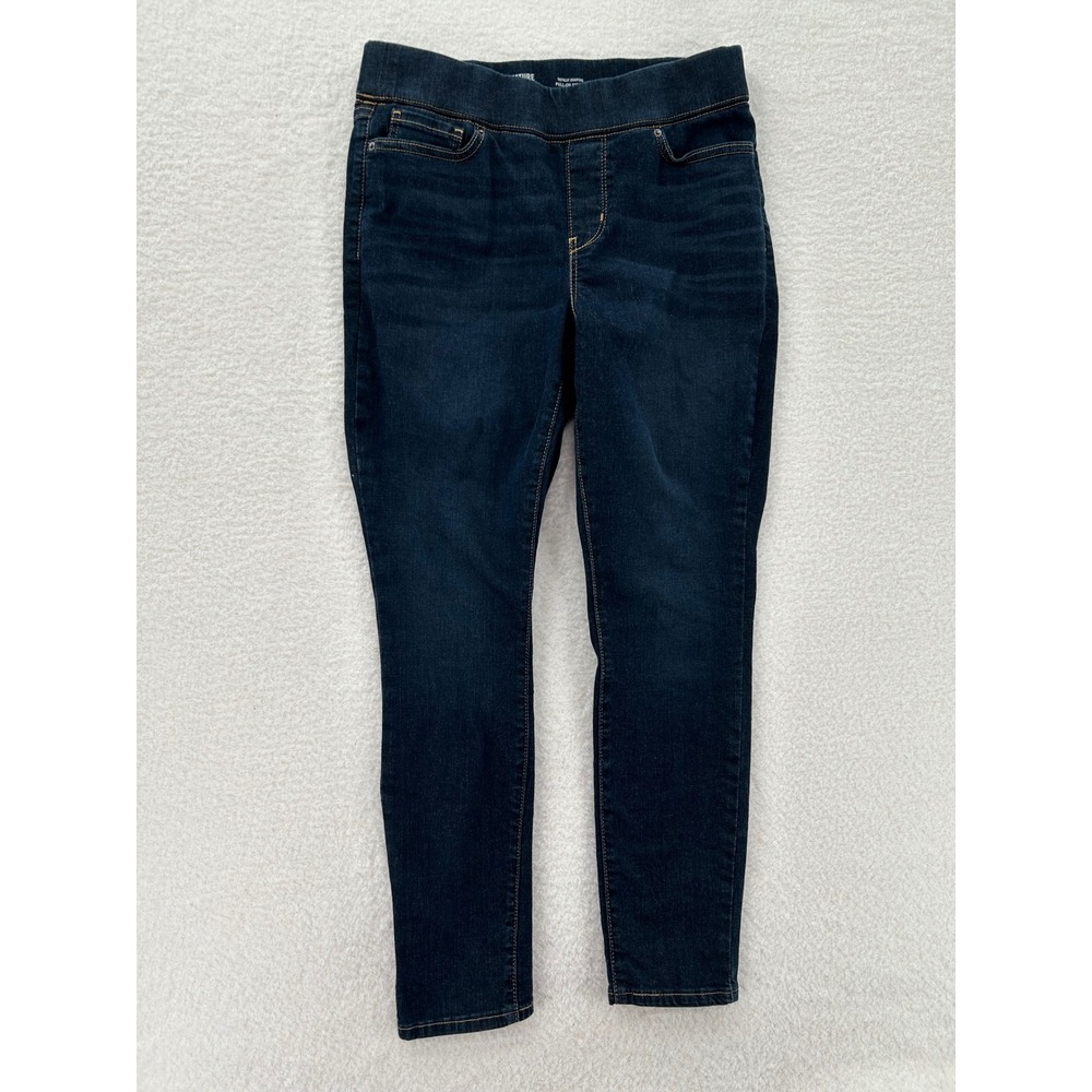 Signature by‎ Levi Strauss Totally Shaping Pull-On Skinny Jeans Dark Wash 8S W29